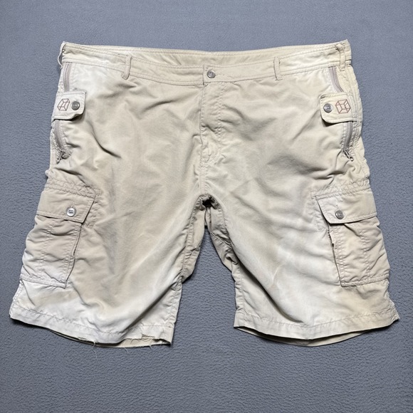 Clothing Arts Pick Pocket Proof Cargo Travel Shorts Mens‎ 42 (44x10) Distressed - Picture 1 of 10